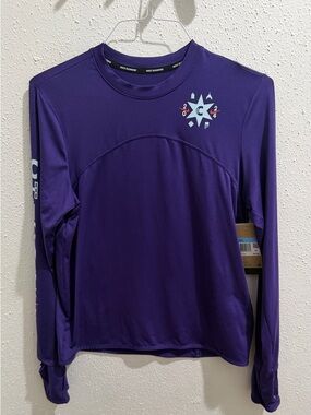 Nike Women's Purple Long Sleeve Training Top